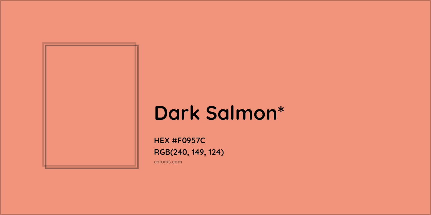 HEX #F0957C Color Name, Color Code, Palettes, Similar Paints, Images