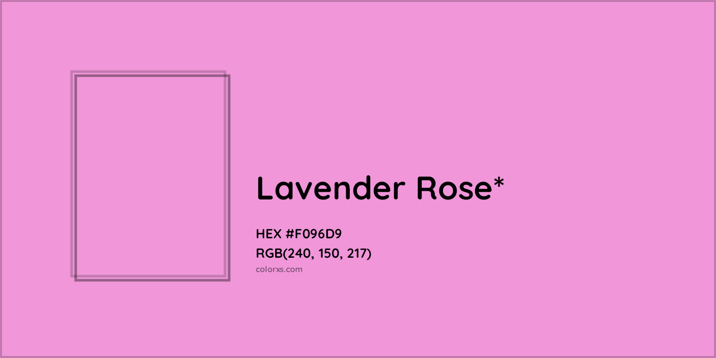 HEX #F096D9 Color Name, Color Code, Palettes, Similar Paints, Images