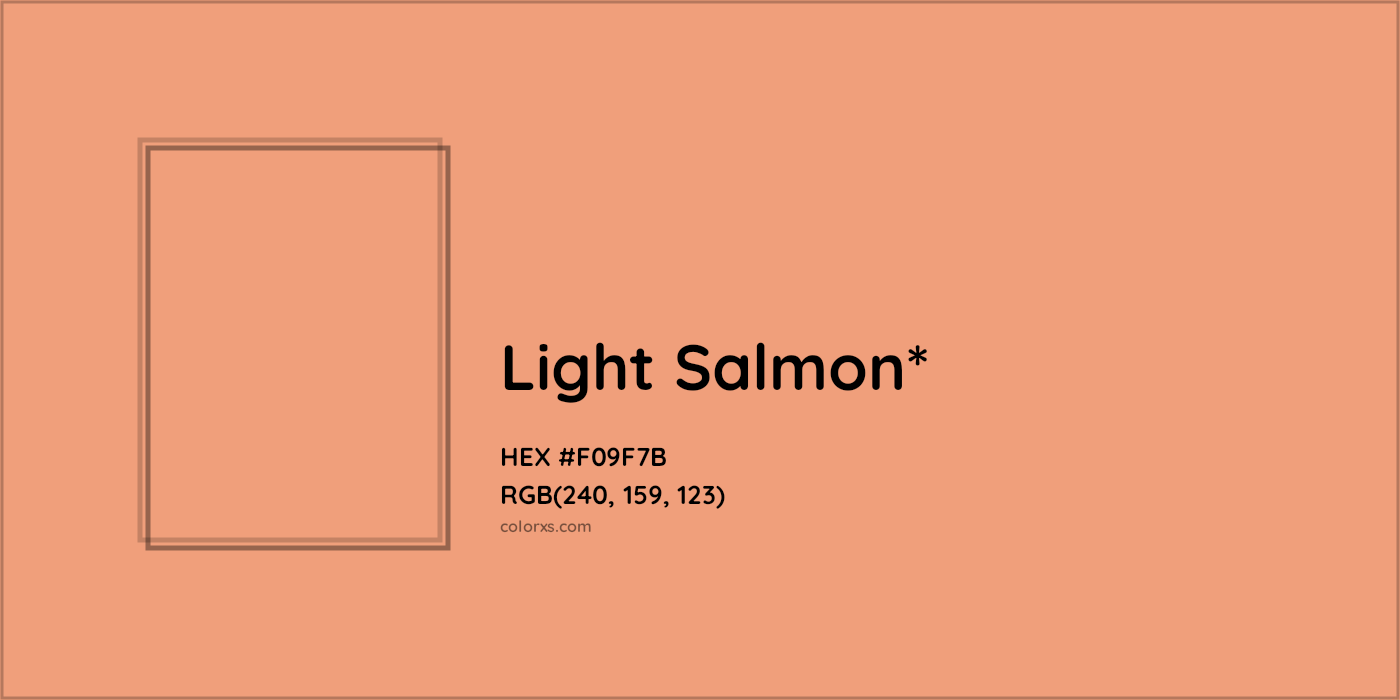 HEX #F09F7B Color Name, Color Code, Palettes, Similar Paints, Images