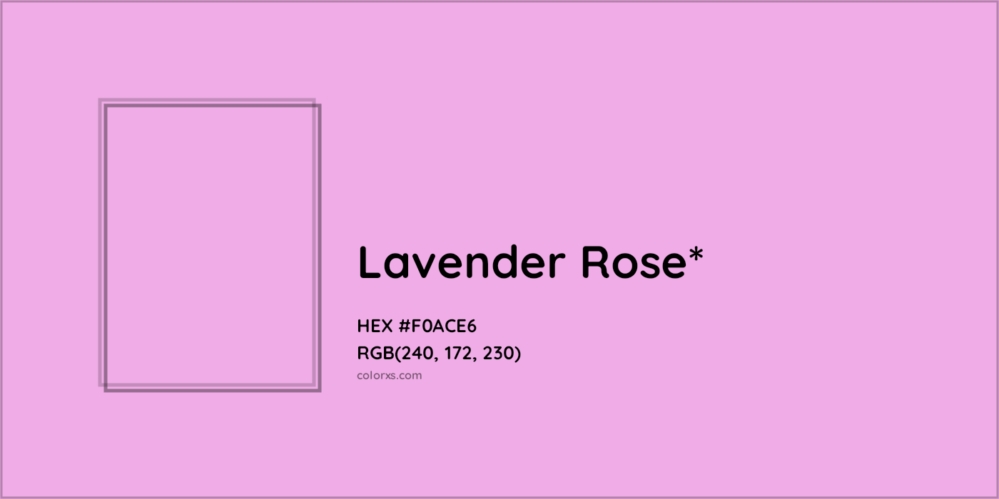 HEX #F0ACE6 Color Name, Color Code, Palettes, Similar Paints, Images