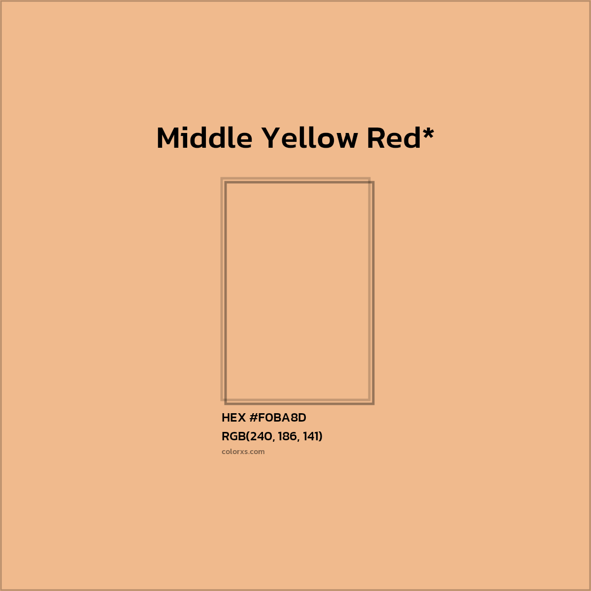 HEX #F0BA8D Color Name, Color Code, Palettes, Similar Paints, Images