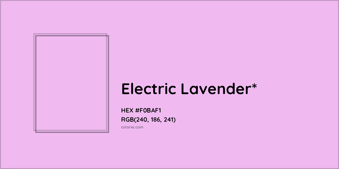 HEX #F0BAF1 Color Name, Color Code, Palettes, Similar Paints, Images