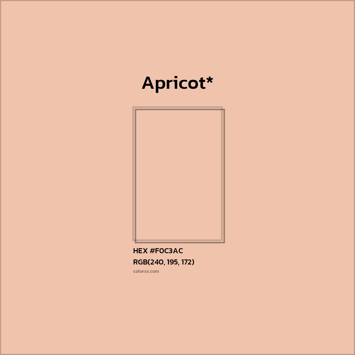 HEX #F0C3AC Color Name, Color Code, Palettes, Similar Paints, Images