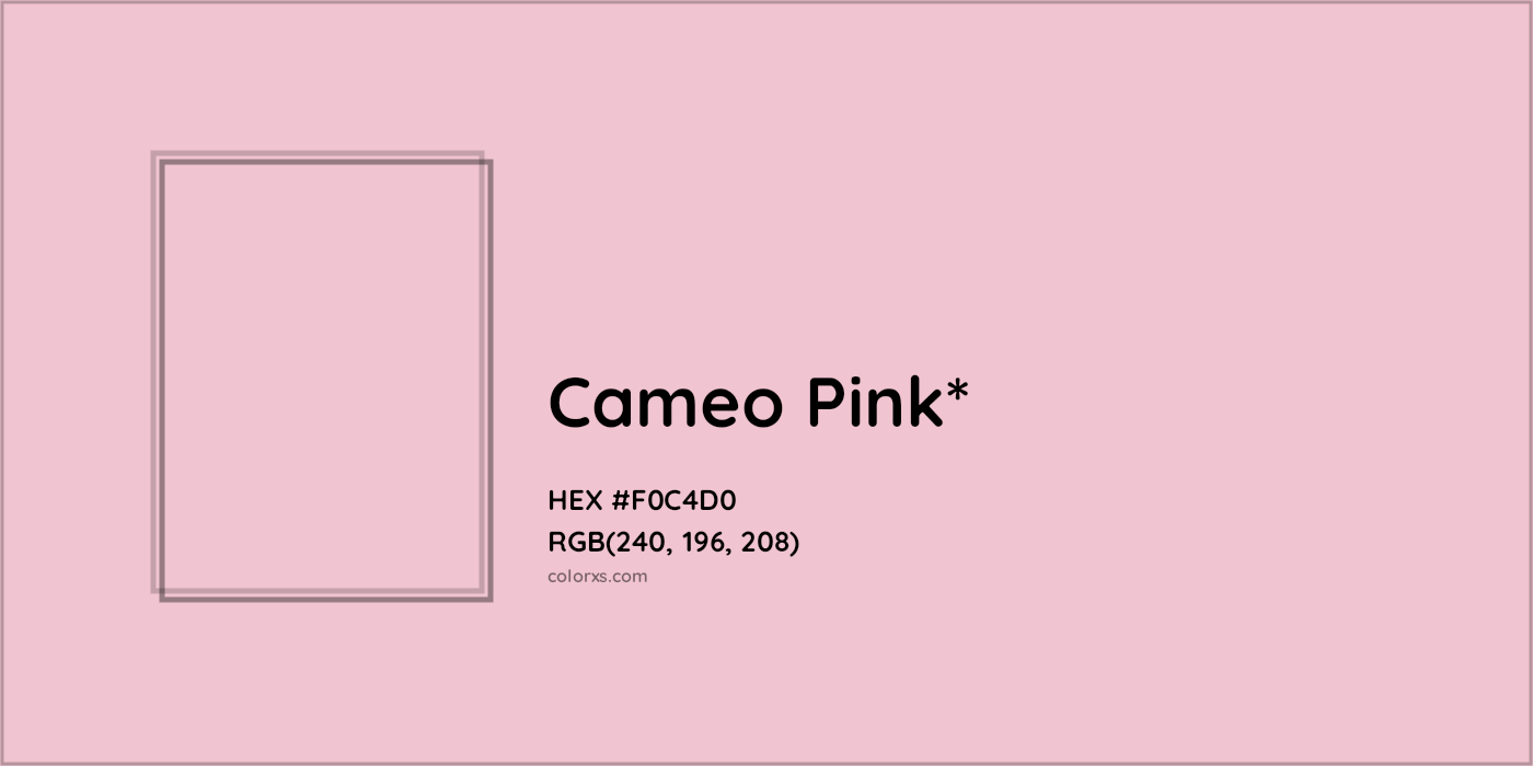 HEX #F0C4D0 Color Name, Color Code, Palettes, Similar Paints, Images