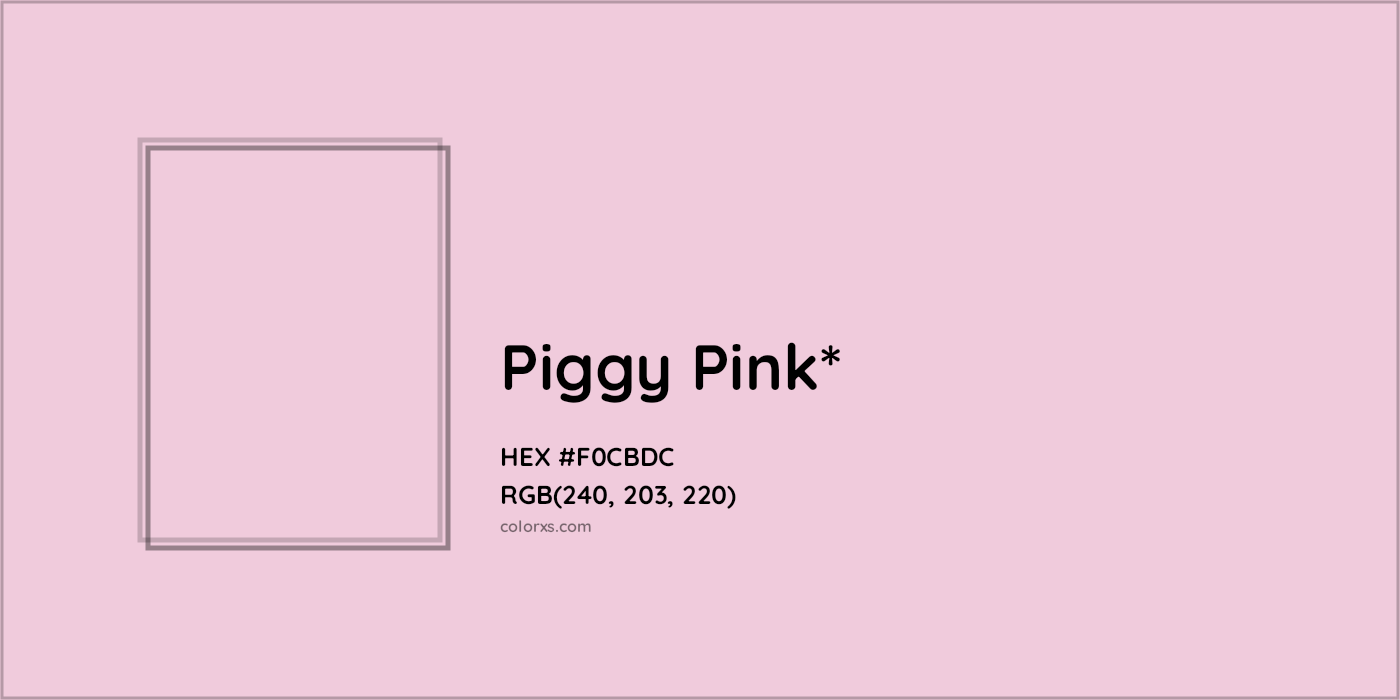 HEX #F0CBDC Color Name, Color Code, Palettes, Similar Paints, Images