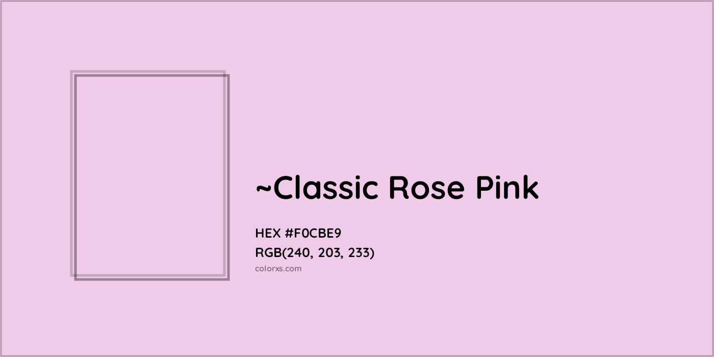 HEX #F0CBE9 Color Name, Color Code, Palettes, Similar Paints, Images