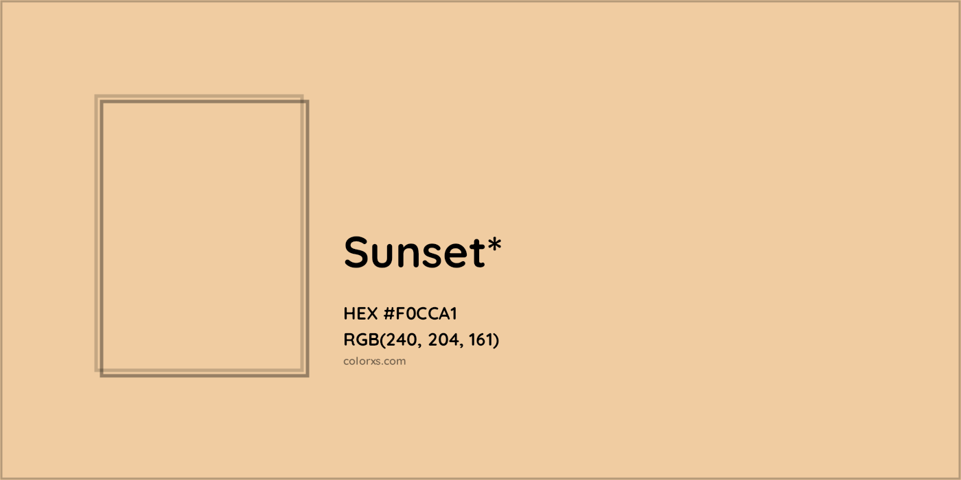 HEX #F0CCA1 Color Name, Color Code, Palettes, Similar Paints, Images