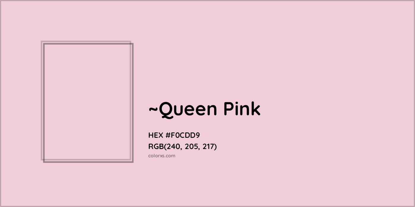 HEX #F0CDD9 Color Name, Color Code, Palettes, Similar Paints, Images