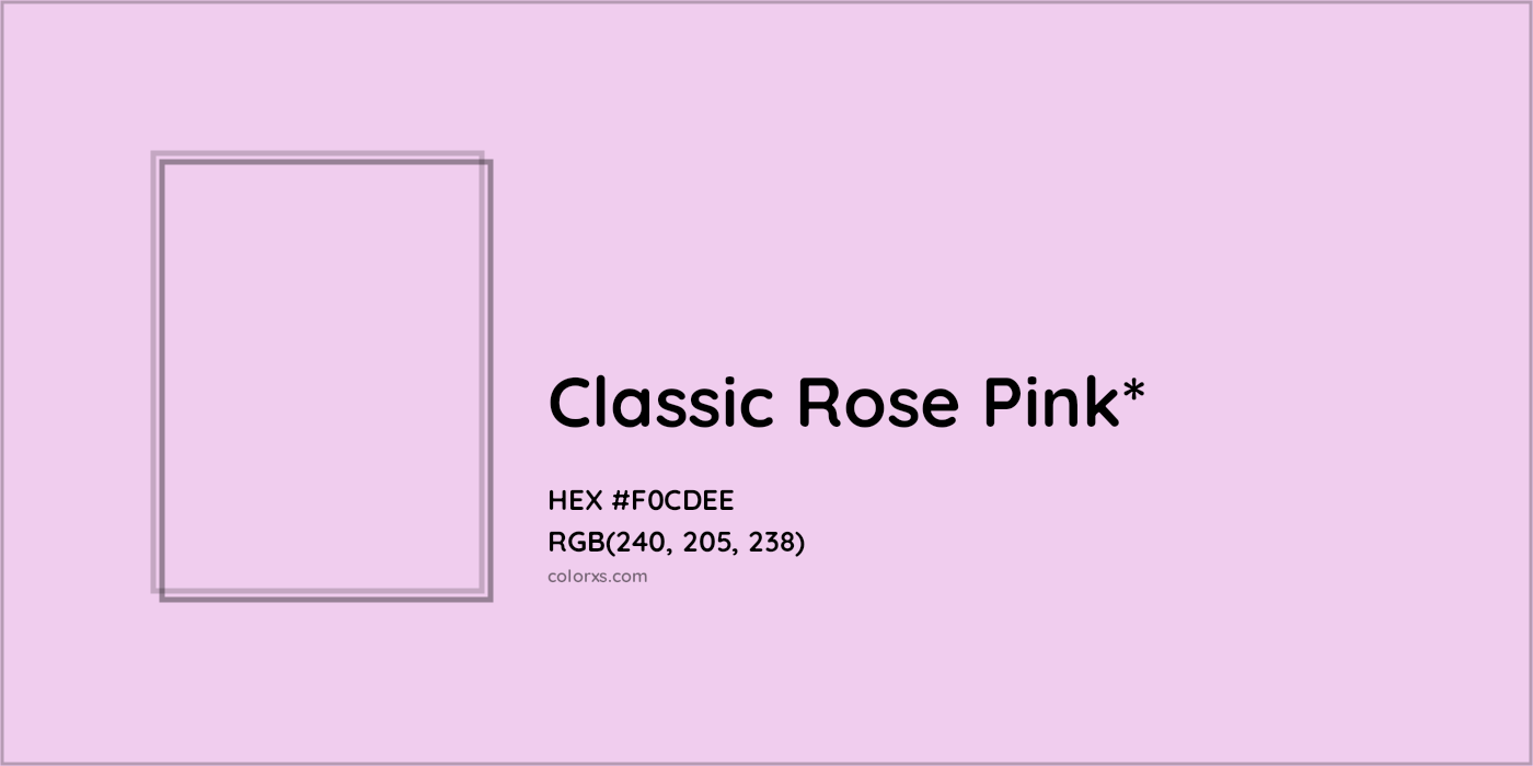 HEX #F0CDEE Color Name, Color Code, Palettes, Similar Paints, Images