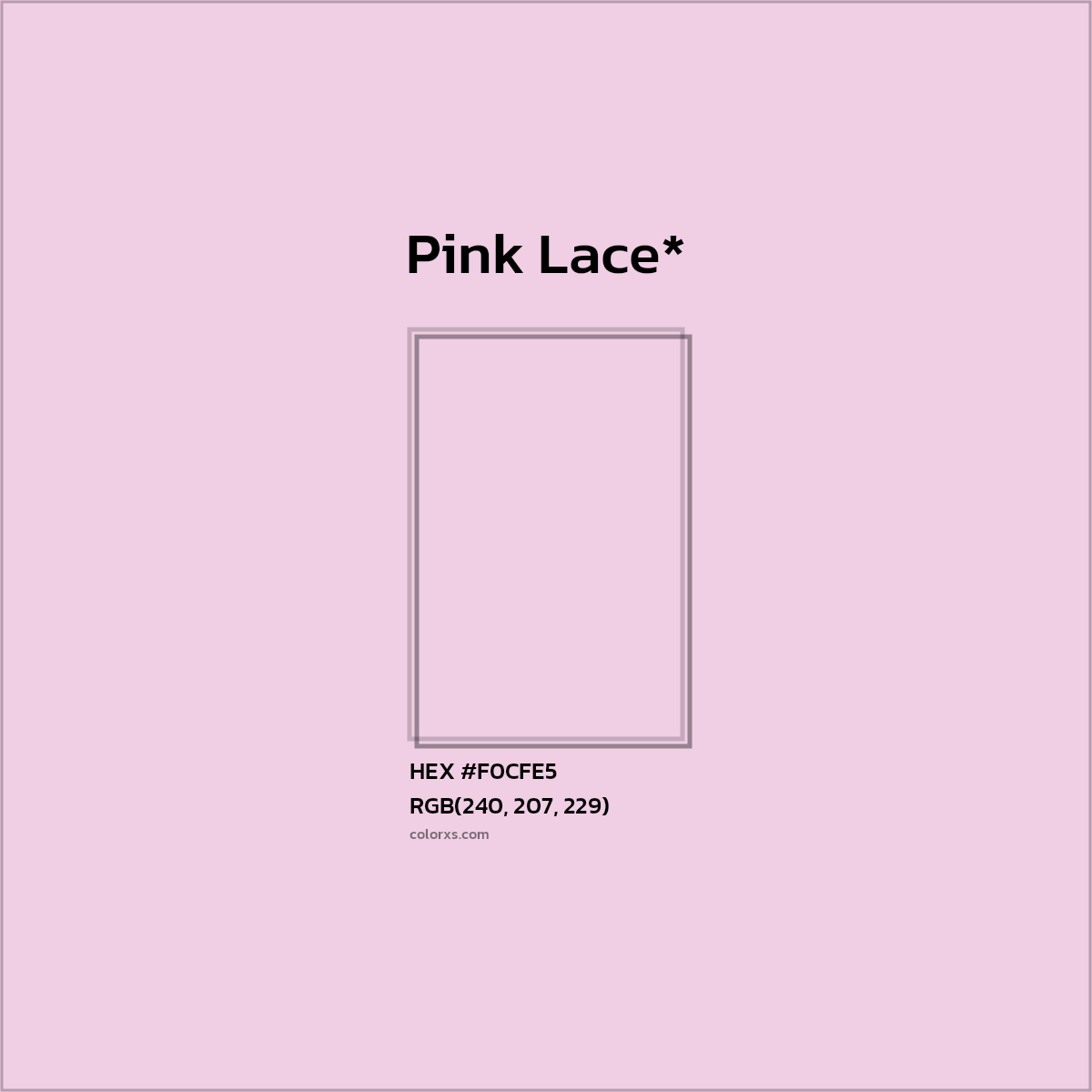 HEX #F0CFE5 Color Name, Color Code, Palettes, Similar Paints, Images