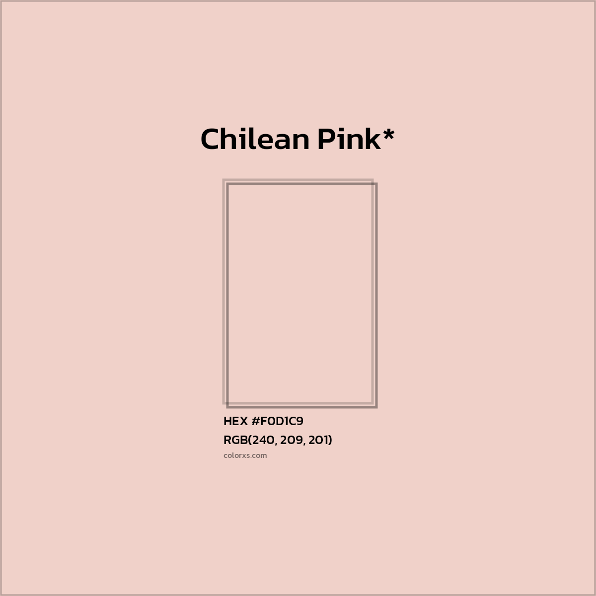 HEX #F0D1C9 Color Name, Color Code, Palettes, Similar Paints, Images