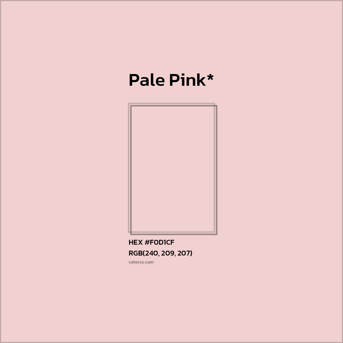 HEX #F0D1CF Color Name, Color Code, Palettes, Similar Paints, Images