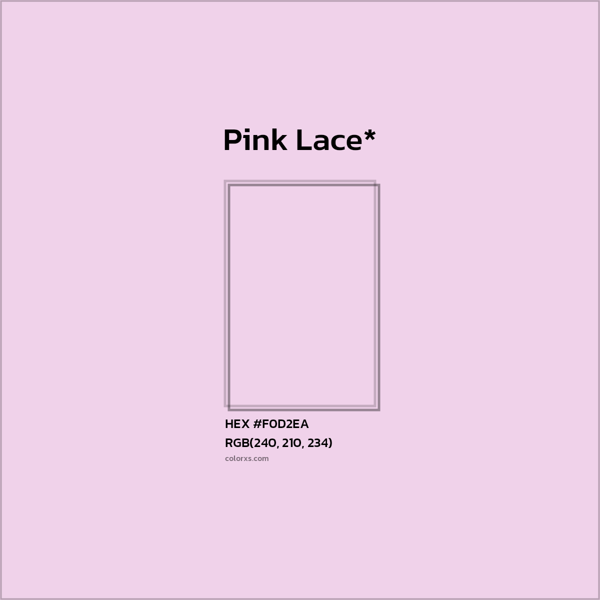 HEX #F0D2EA Color Name, Color Code, Palettes, Similar Paints, Images