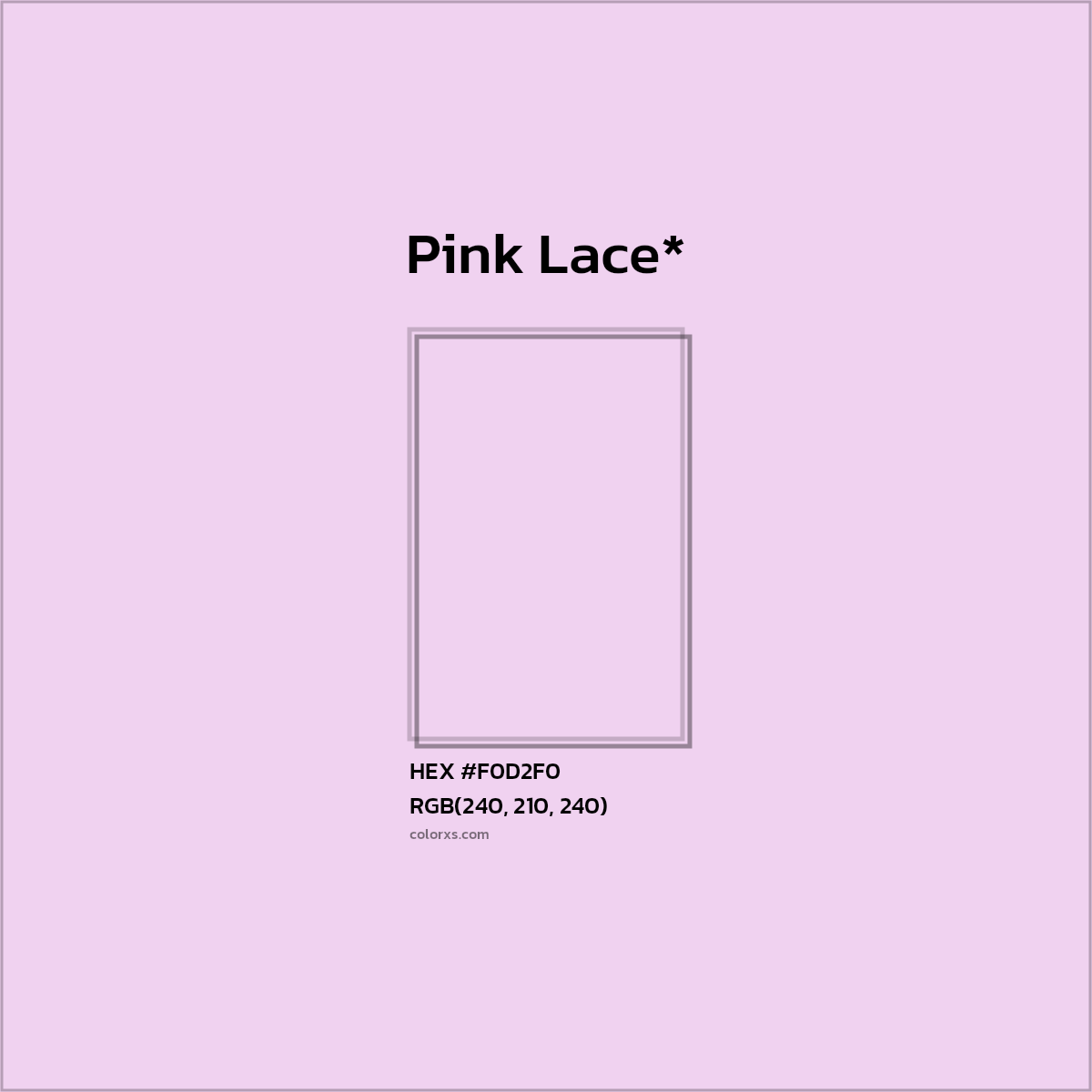 HEX #F0D2F0 Color Name, Color Code, Palettes, Similar Paints, Images