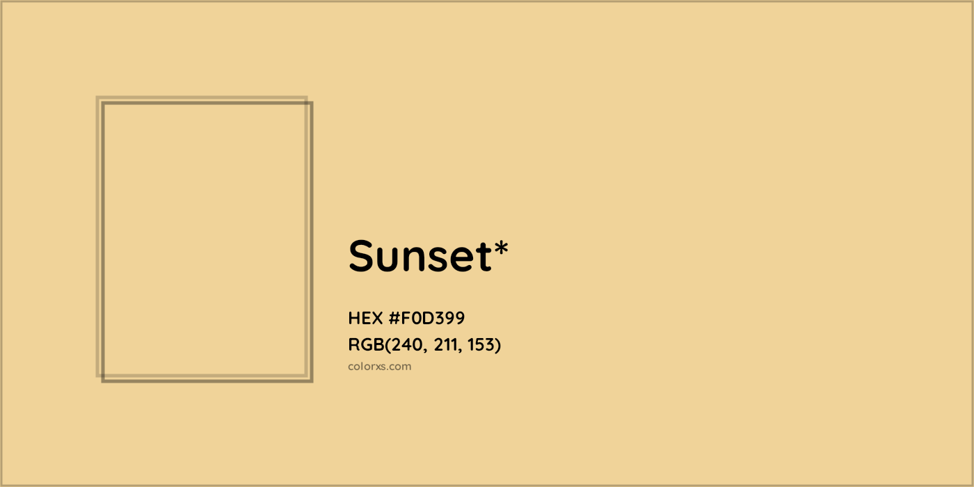 HEX #F0D399 Color Name, Color Code, Palettes, Similar Paints, Images