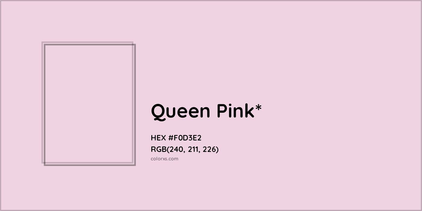 HEX #F0D3E2 Color Name, Color Code, Palettes, Similar Paints, Images