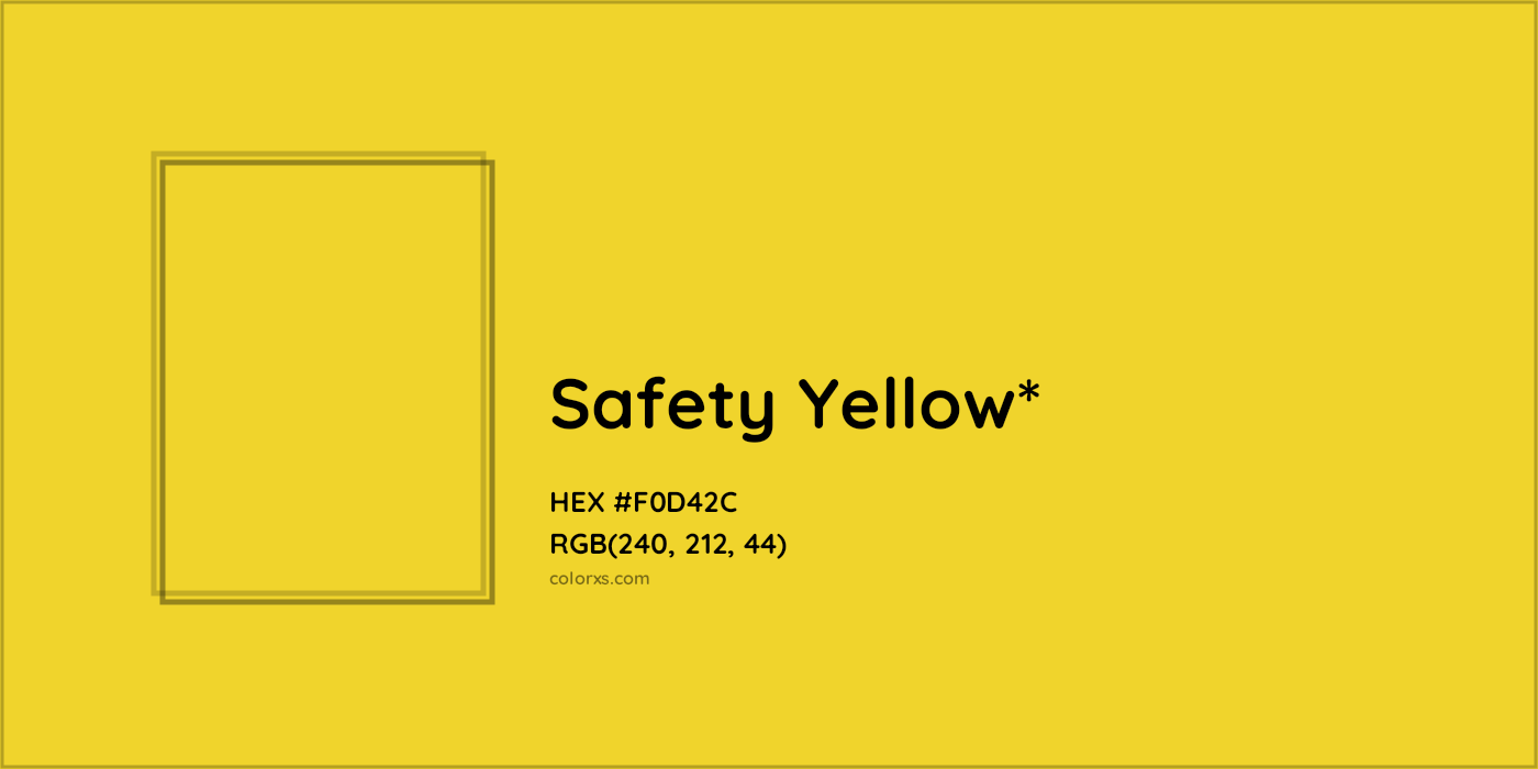 HEX #F0D42C Color Name, Color Code, Palettes, Similar Paints, Images
