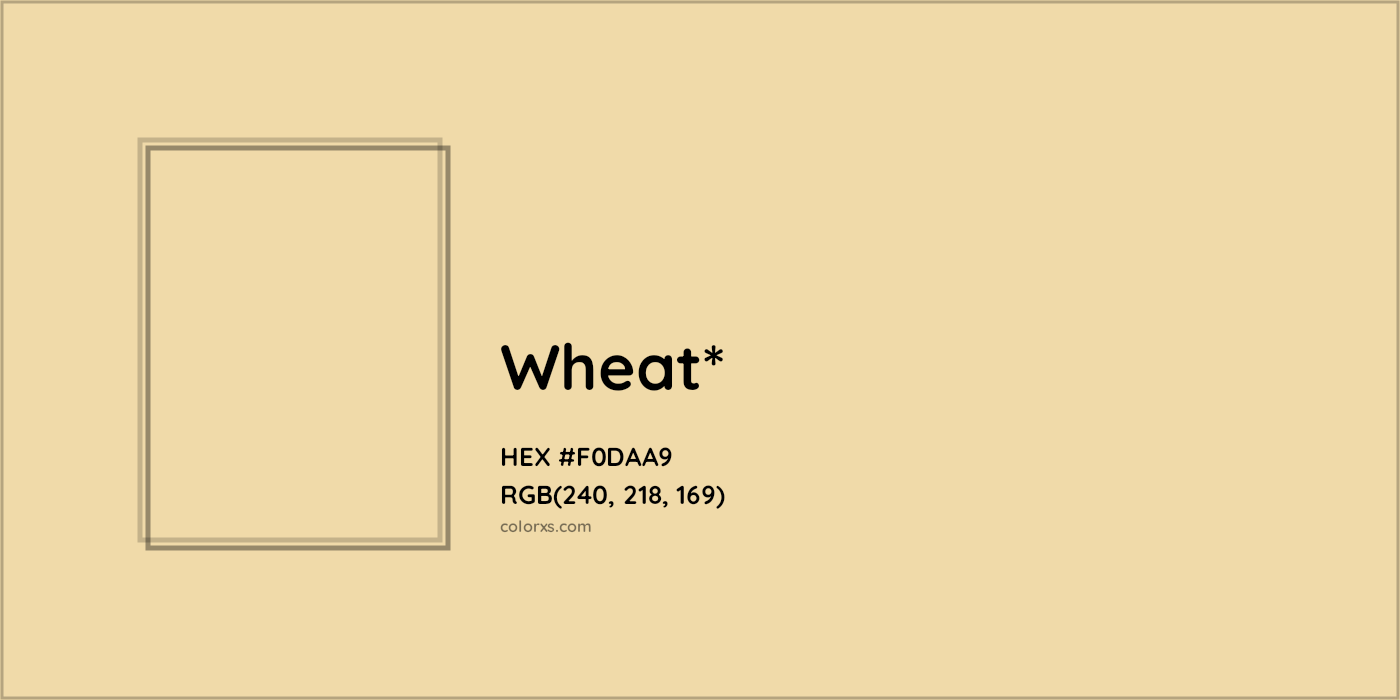 HEX #F0DAA9 Color Name, Color Code, Palettes, Similar Paints, Images