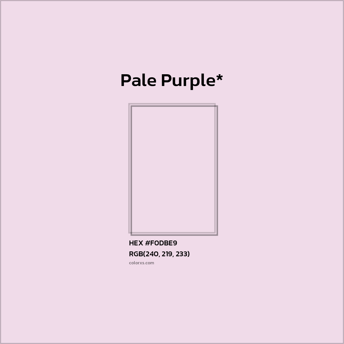 HEX #F0DBE9 Color Name, Color Code, Palettes, Similar Paints, Images