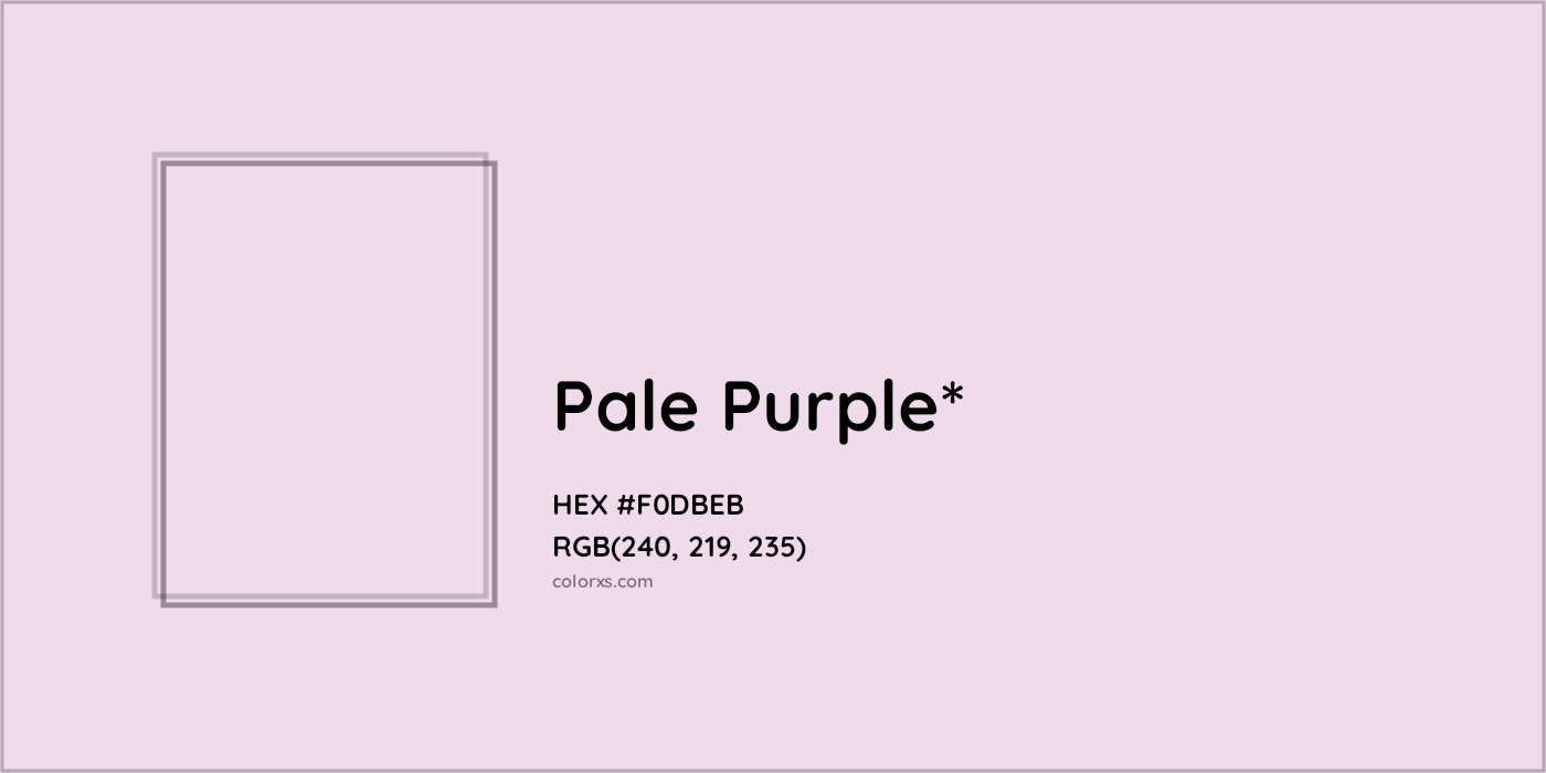 HEX #F0DBEB Color Name, Color Code, Palettes, Similar Paints, Images