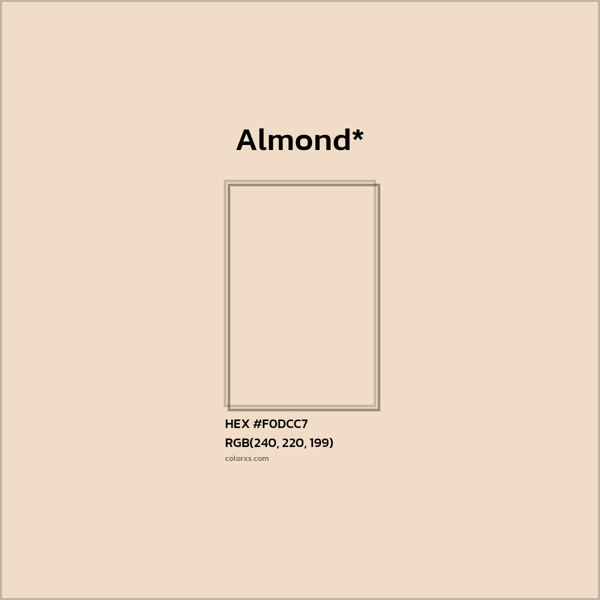 HEX #F0DCC7 Color Name, Color Code, Palettes, Similar Paints, Images