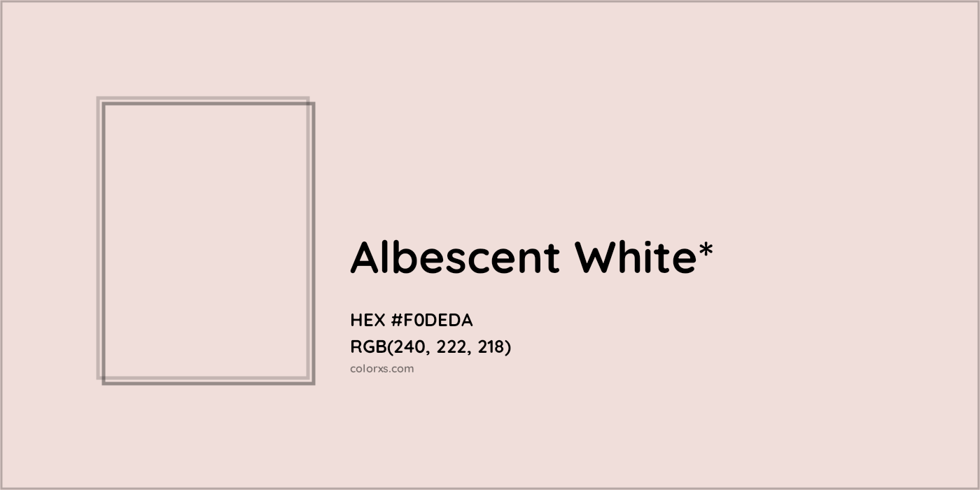 HEX #F0DEDA Color Name, Color Code, Palettes, Similar Paints, Images