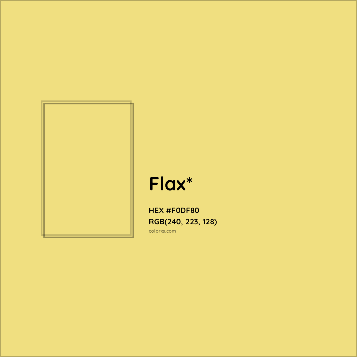 HEX #F0DF80 Color Name, Color Code, Palettes, Similar Paints, Images