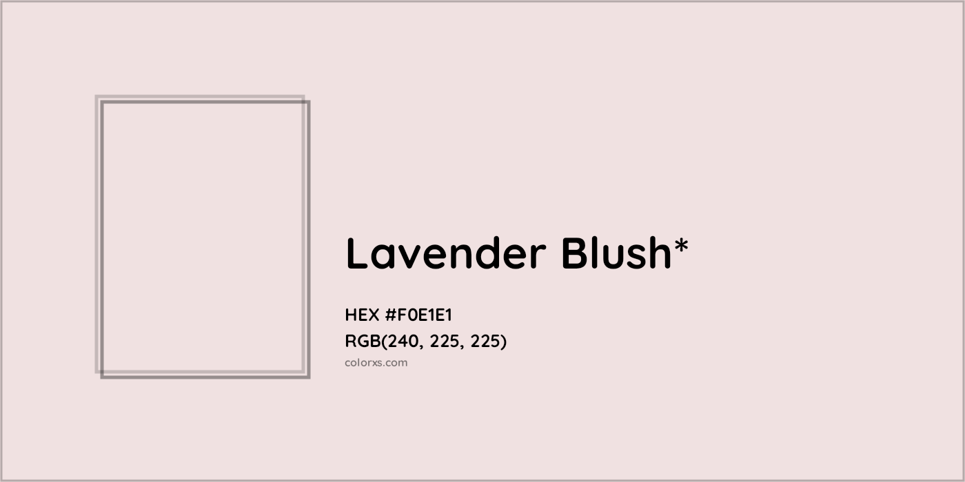 HEX #F0E1E1 Color Name, Color Code, Palettes, Similar Paints, Images