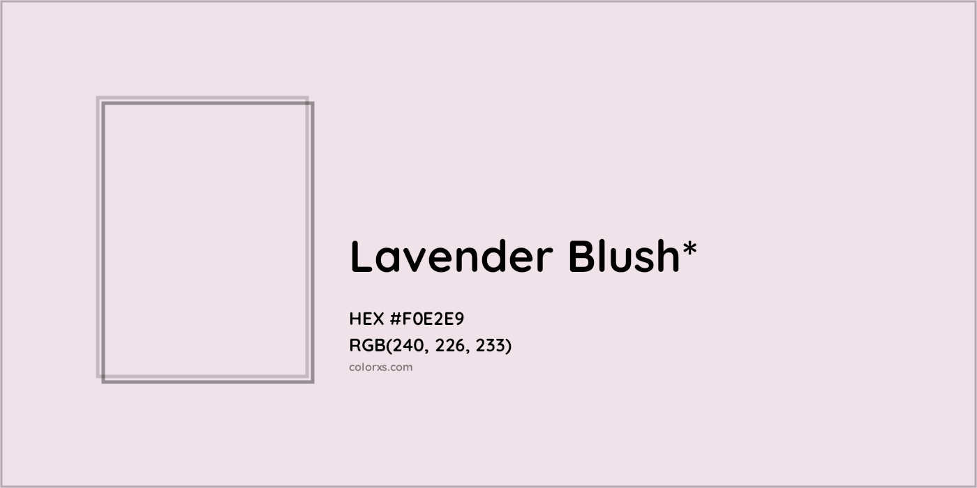 HEX #F0E2E9 Color Name, Color Code, Palettes, Similar Paints, Images