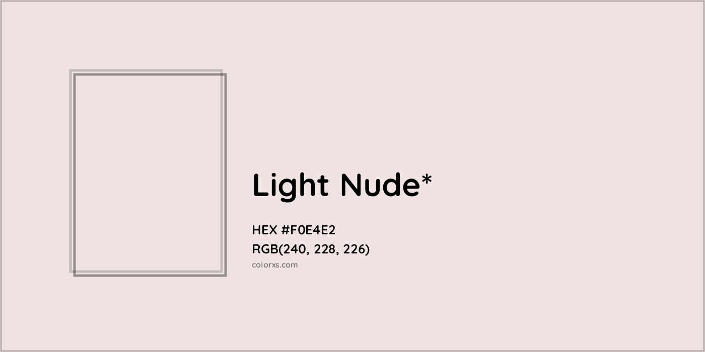 HEX #F0E4E2 Color Name, Color Code, Palettes, Similar Paints, Images