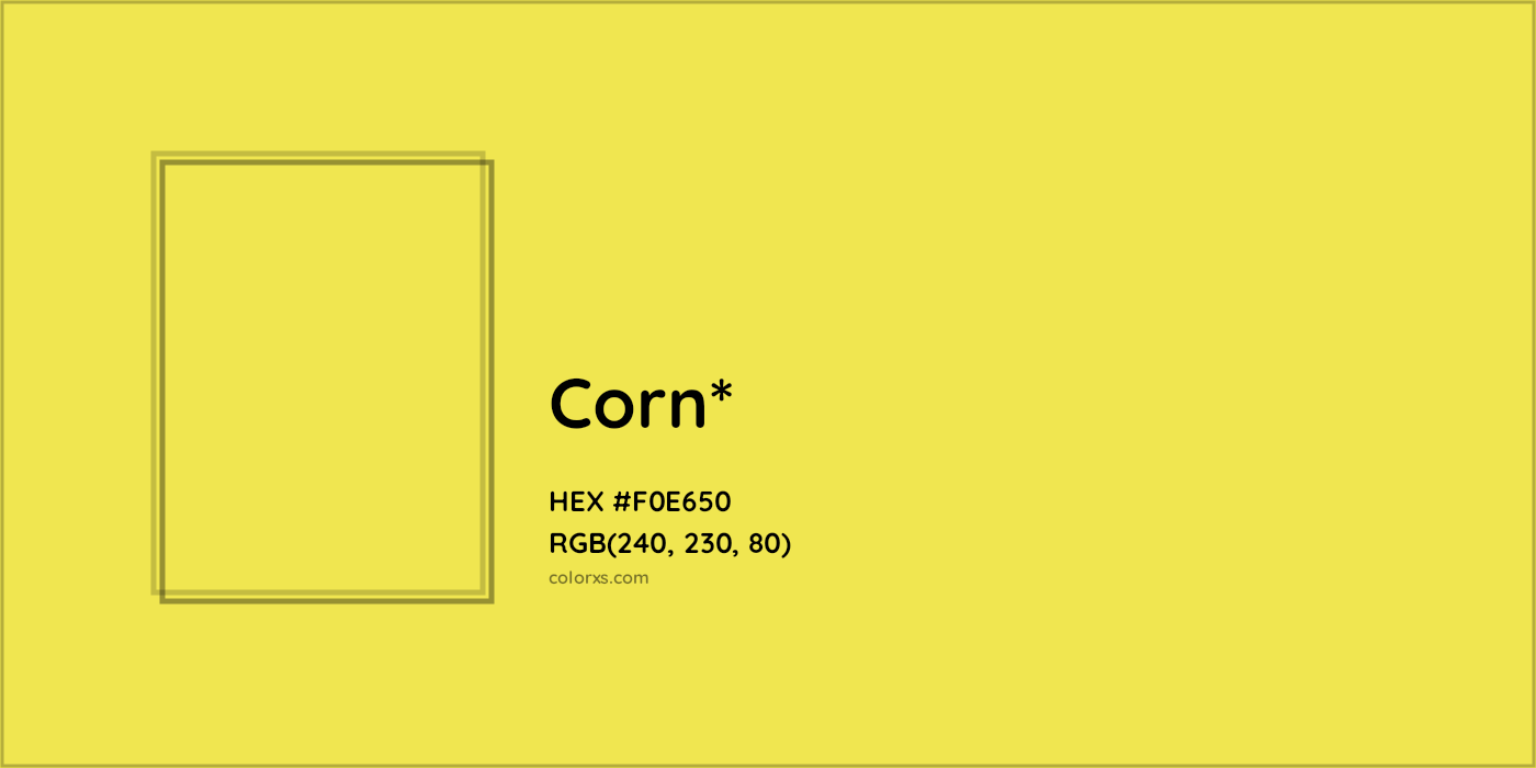 HEX #F0E650 Color Name, Color Code, Palettes, Similar Paints, Images