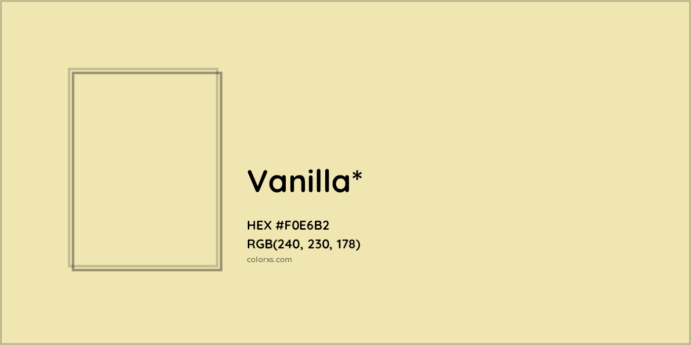 HEX #F0E6B2 Color Name, Color Code, Palettes, Similar Paints, Images