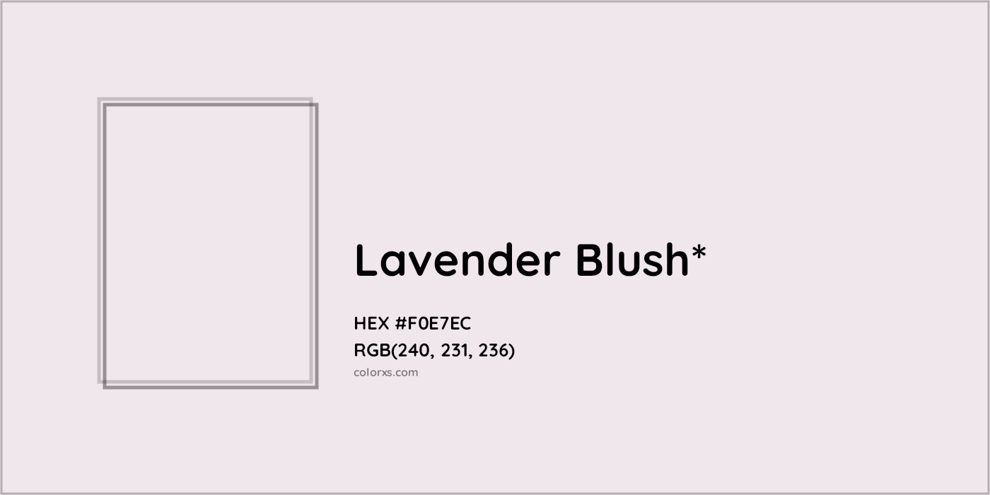 HEX #F0E7EC Color Name, Color Code, Palettes, Similar Paints, Images