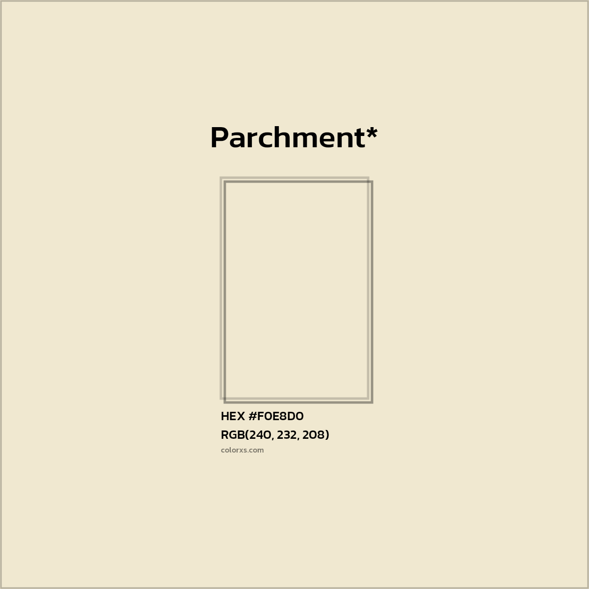 HEX #F0E8D0 Color Name, Color Code, Palettes, Similar Paints, Images