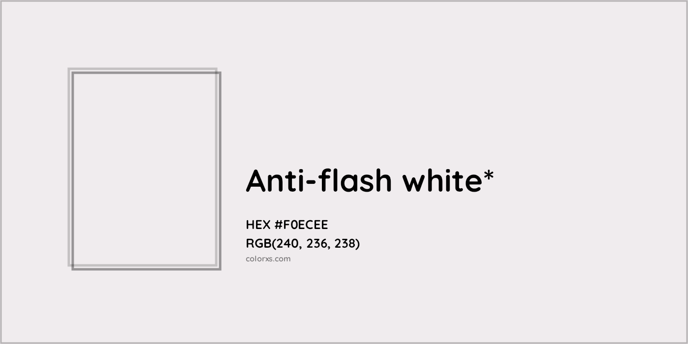 HEX #F0ECEE Color Name, Color Code, Palettes, Similar Paints, Images