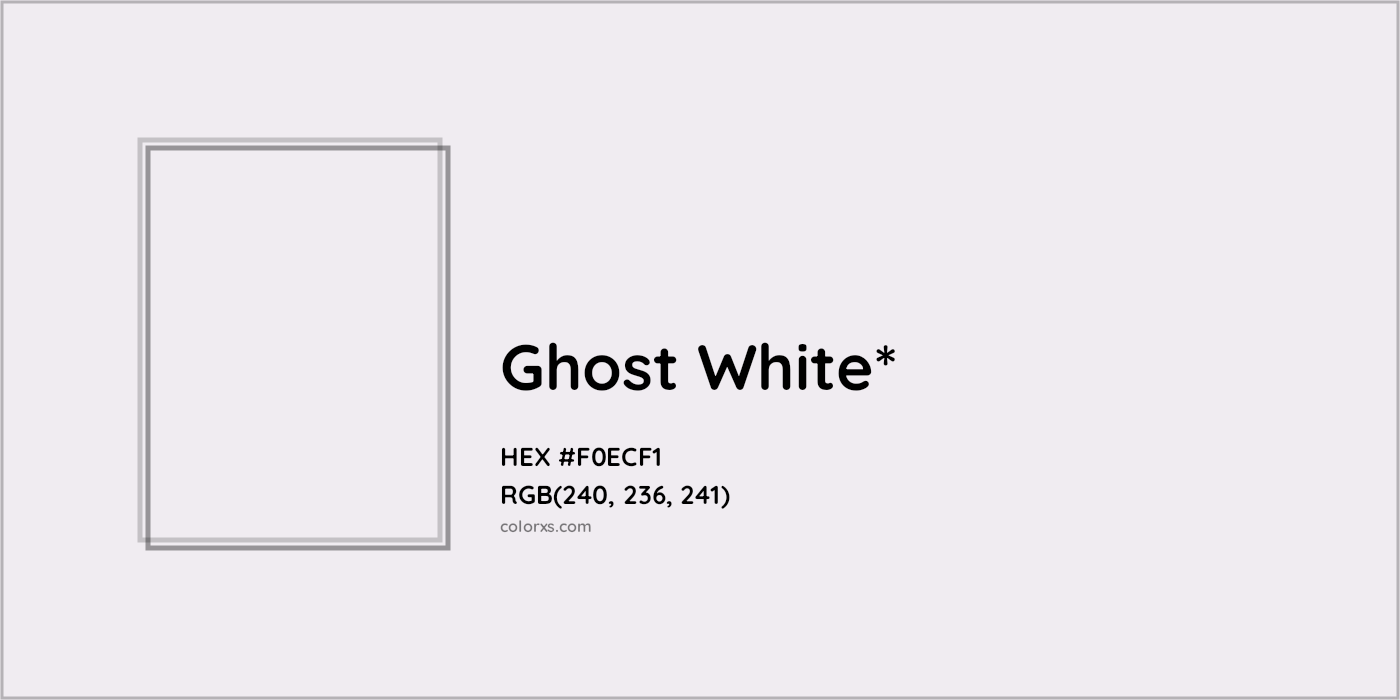 HEX #F0ECF1 Color Name, Color Code, Palettes, Similar Paints, Images