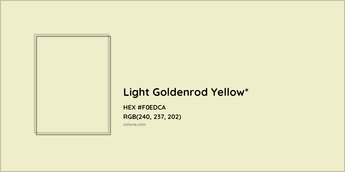 HEX #F0EDCA Color Name, Color Code, Palettes, Similar Paints, Images