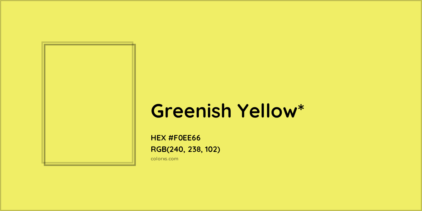 HEX #F0EE66 Color Name, Color Code, Palettes, Similar Paints, Images