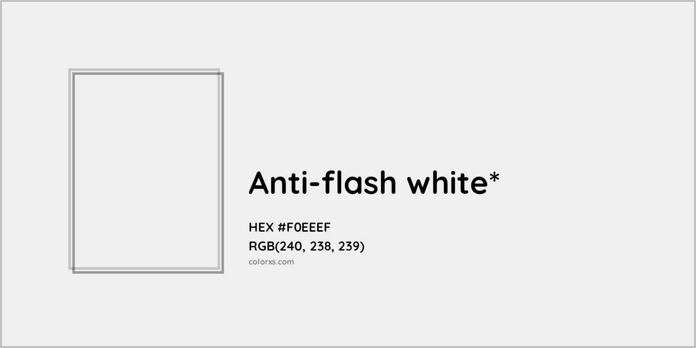 HEX #F0EEEF Color Name, Color Code, Palettes, Similar Paints, Images