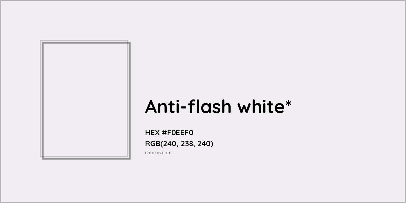 HEX #F0EEF0 Color Name, Color Code, Palettes, Similar Paints, Images