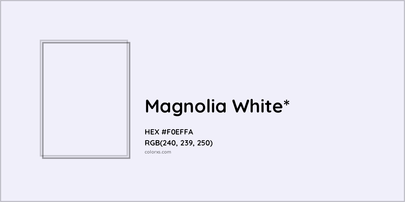 HEX #F0EFFA Color Name, Color Code, Palettes, Similar Paints, Images