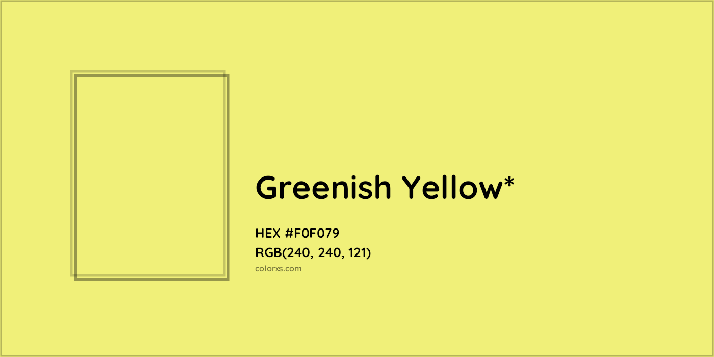 HEX #F0F079 Color Name, Color Code, Palettes, Similar Paints, Images