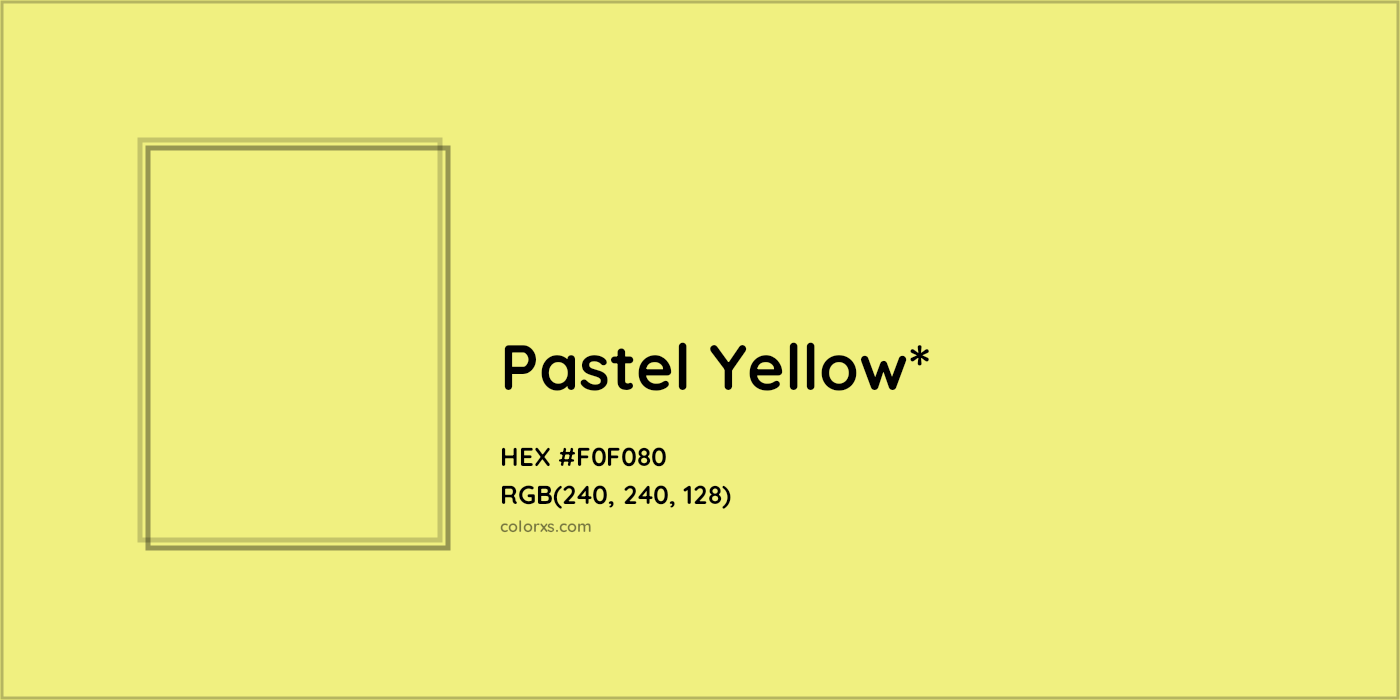 HEX #F0F080 Color Name, Color Code, Palettes, Similar Paints, Images