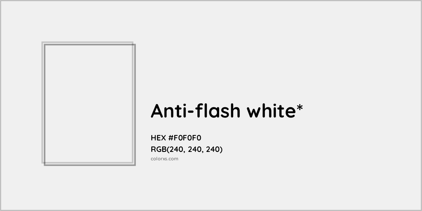 HEX #F0F0F0 Color Name, Color Code, Palettes, Similar Paints, Images