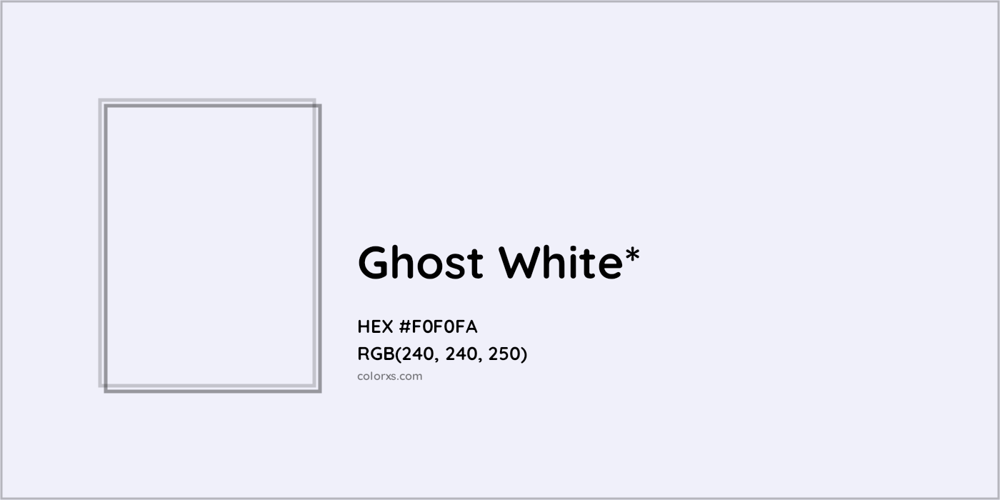 HEX #F0F0FA Color Name, Color Code, Palettes, Similar Paints, Images