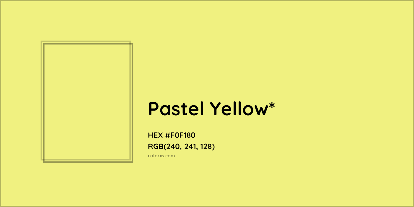 HEX #F0F180 Color Name, Color Code, Palettes, Similar Paints, Images