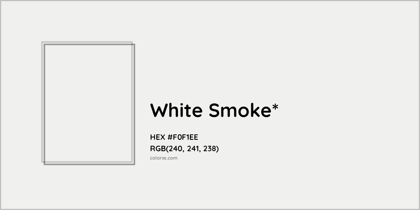 HEX #F0F1EE Color Name, Color Code, Palettes, Similar Paints, Images