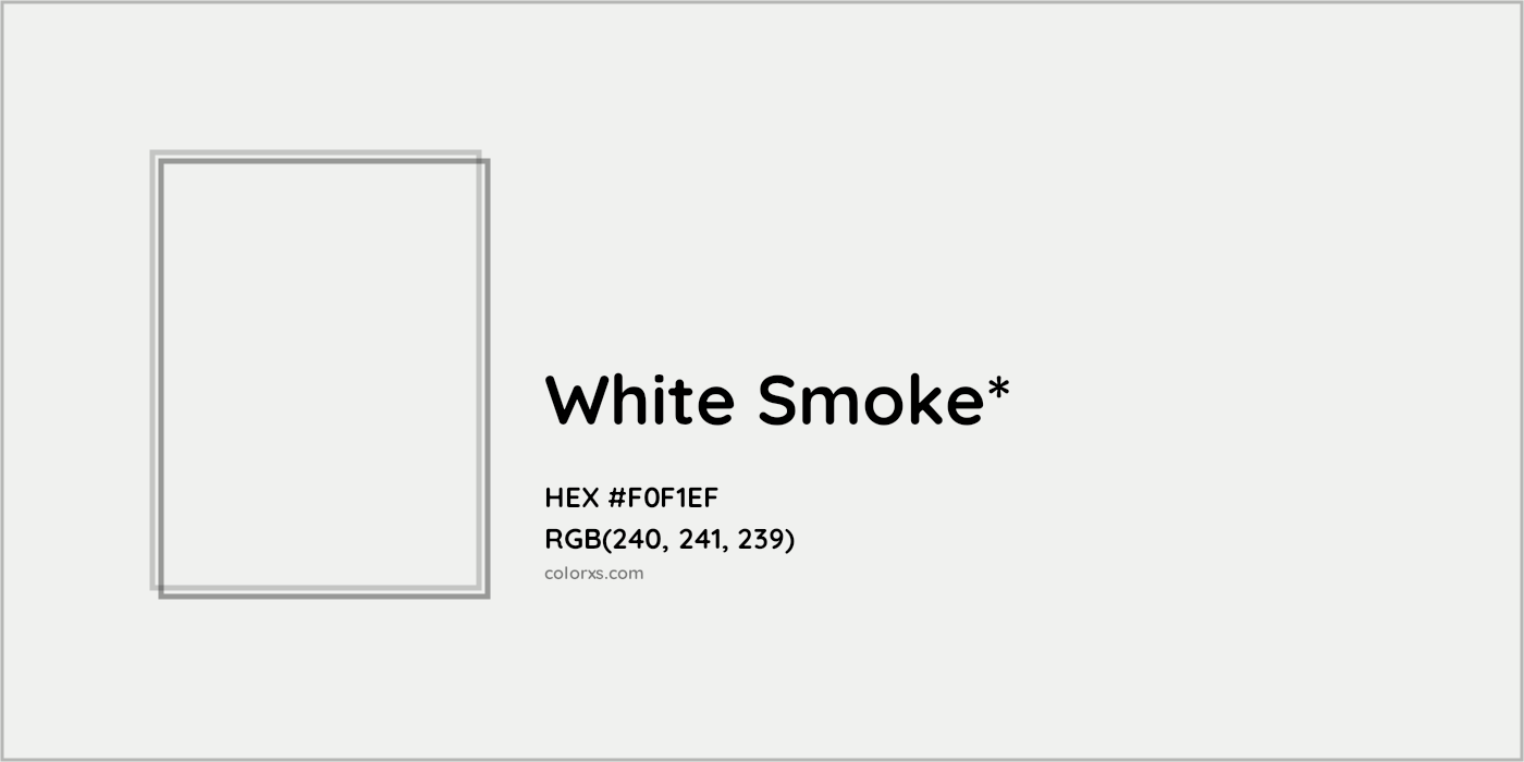 HEX #F0F1EF Color Name, Color Code, Palettes, Similar Paints, Images