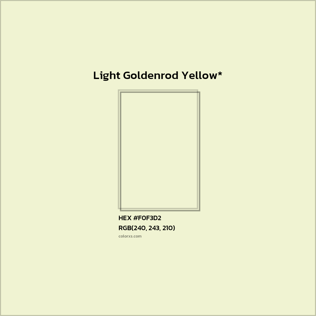 HEX #F0F3D2 Color Name, Color Code, Palettes, Similar Paints, Images