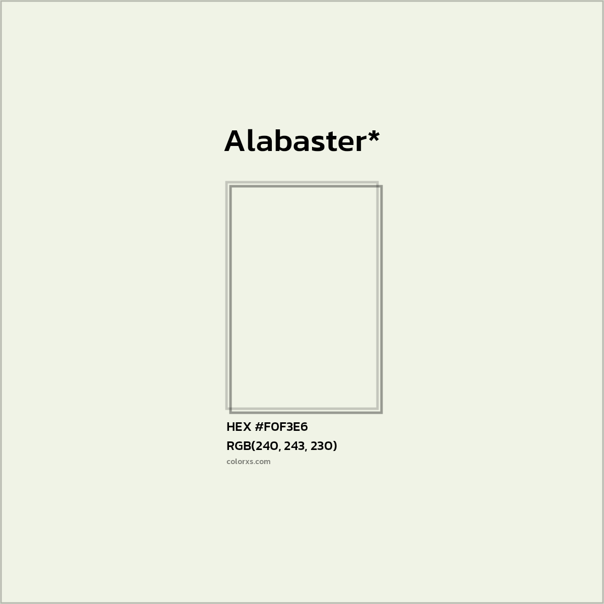 HEX #F0F3E6 Color Name, Color Code, Palettes, Similar Paints, Images